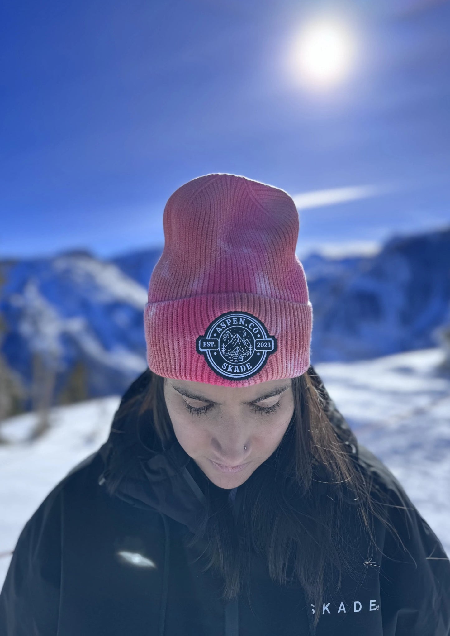 Aspen Edition Batik Beanie Pink Skade