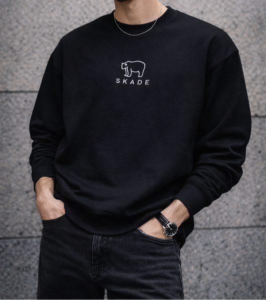 SKADE Glacier Oversized Sweatshirt – Organic Streetwear Edition Skade