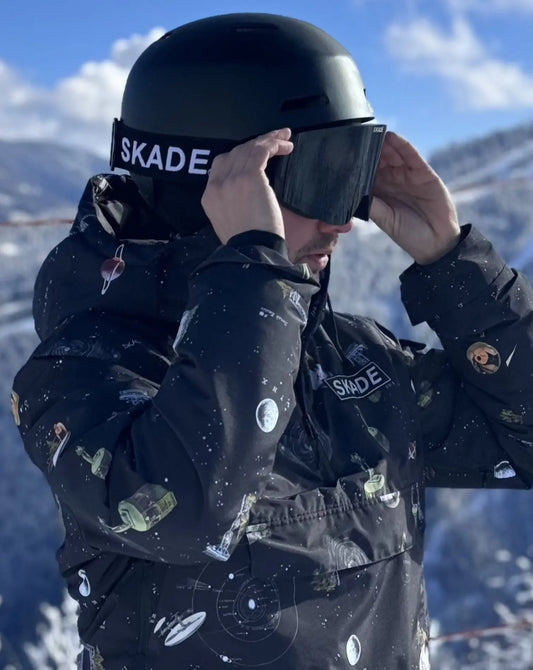 Magnetic Premium Goggles Black Skade