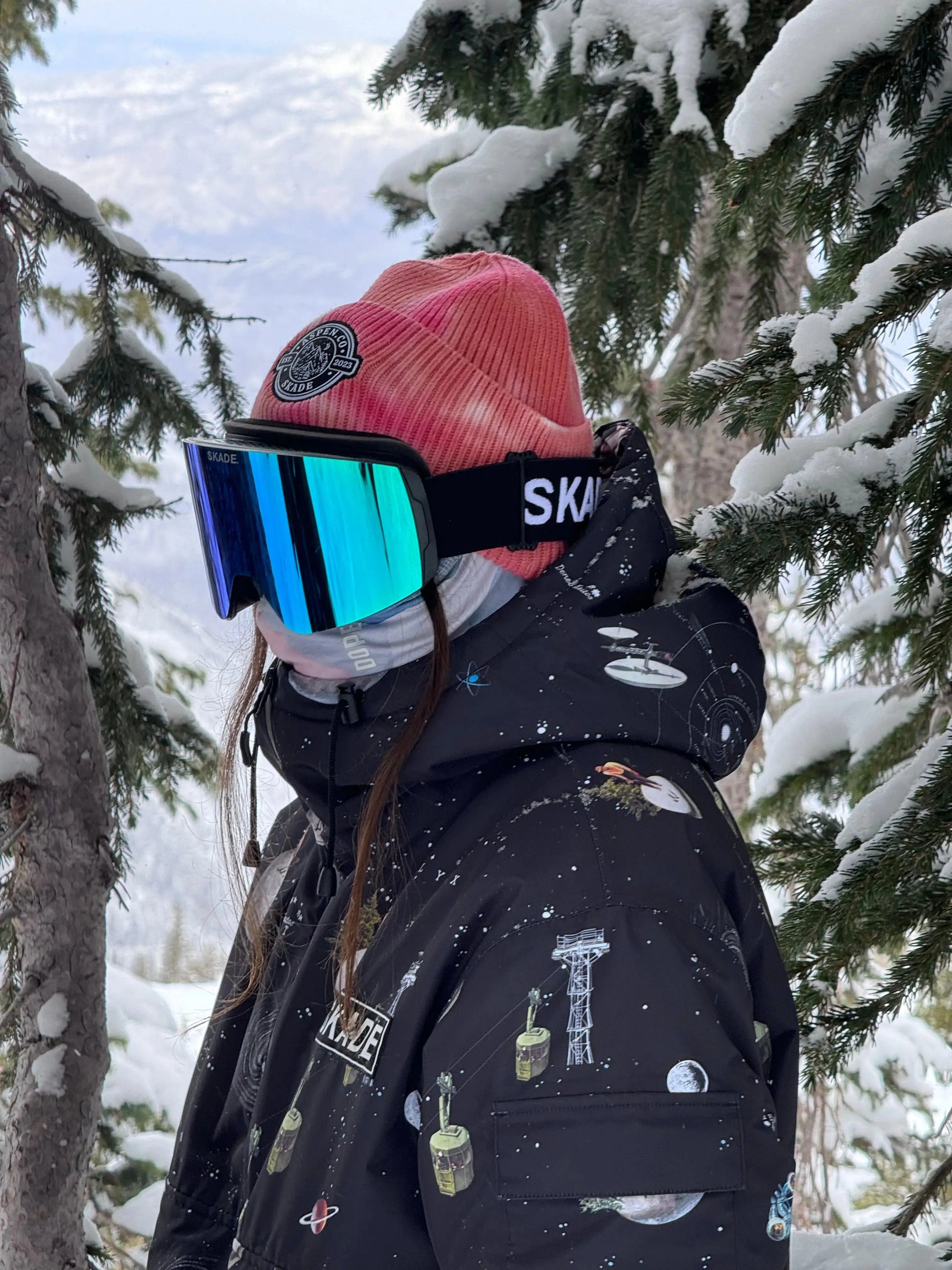 Magnetic Premium Goggles Blue Skade