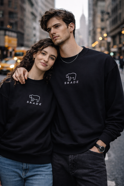 SKADE Glacier Oversized Sweatshirt – Organic Streetwear Edition Skade