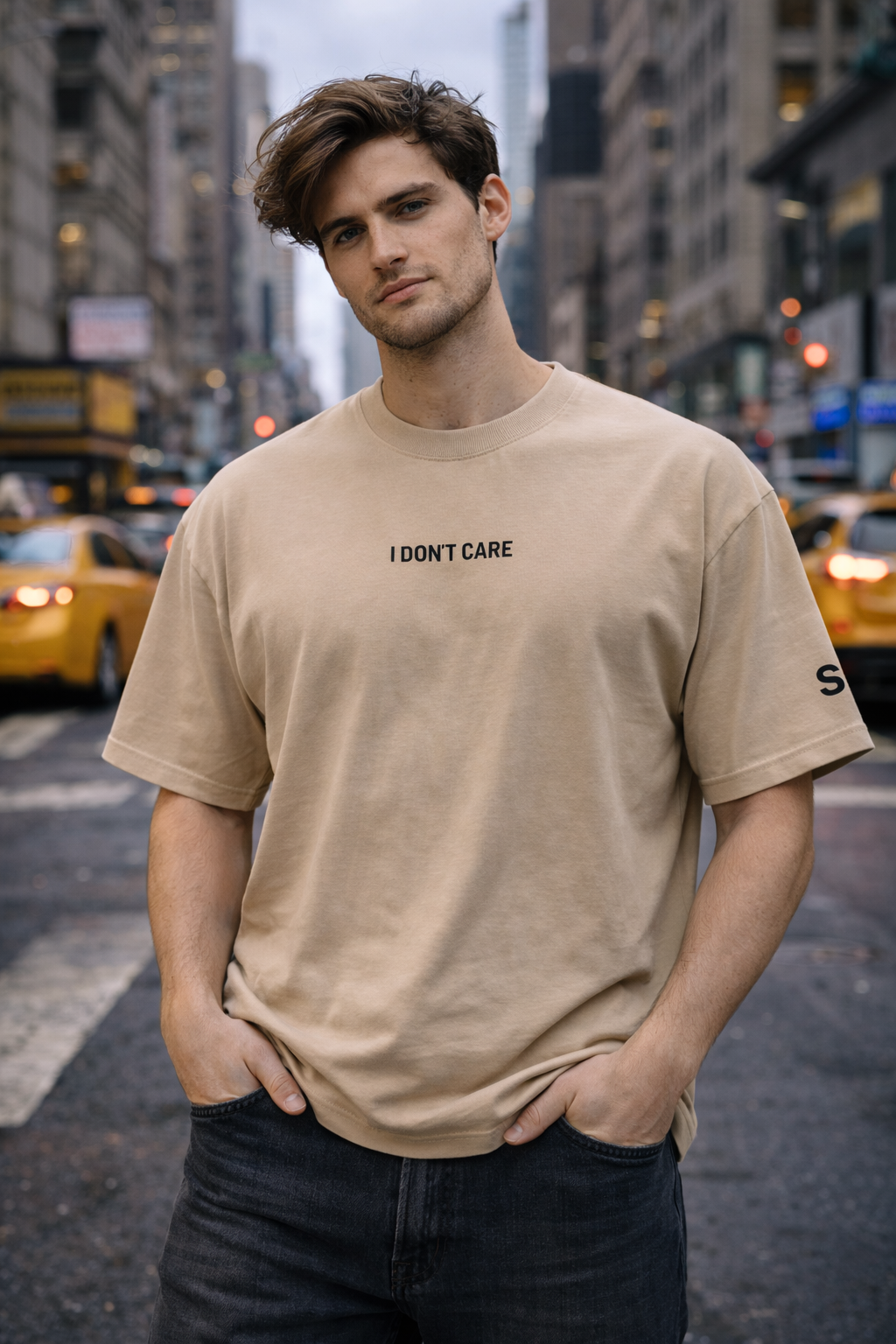 Boxy Oversize Fade Tee IDC (Light Colors) Skade