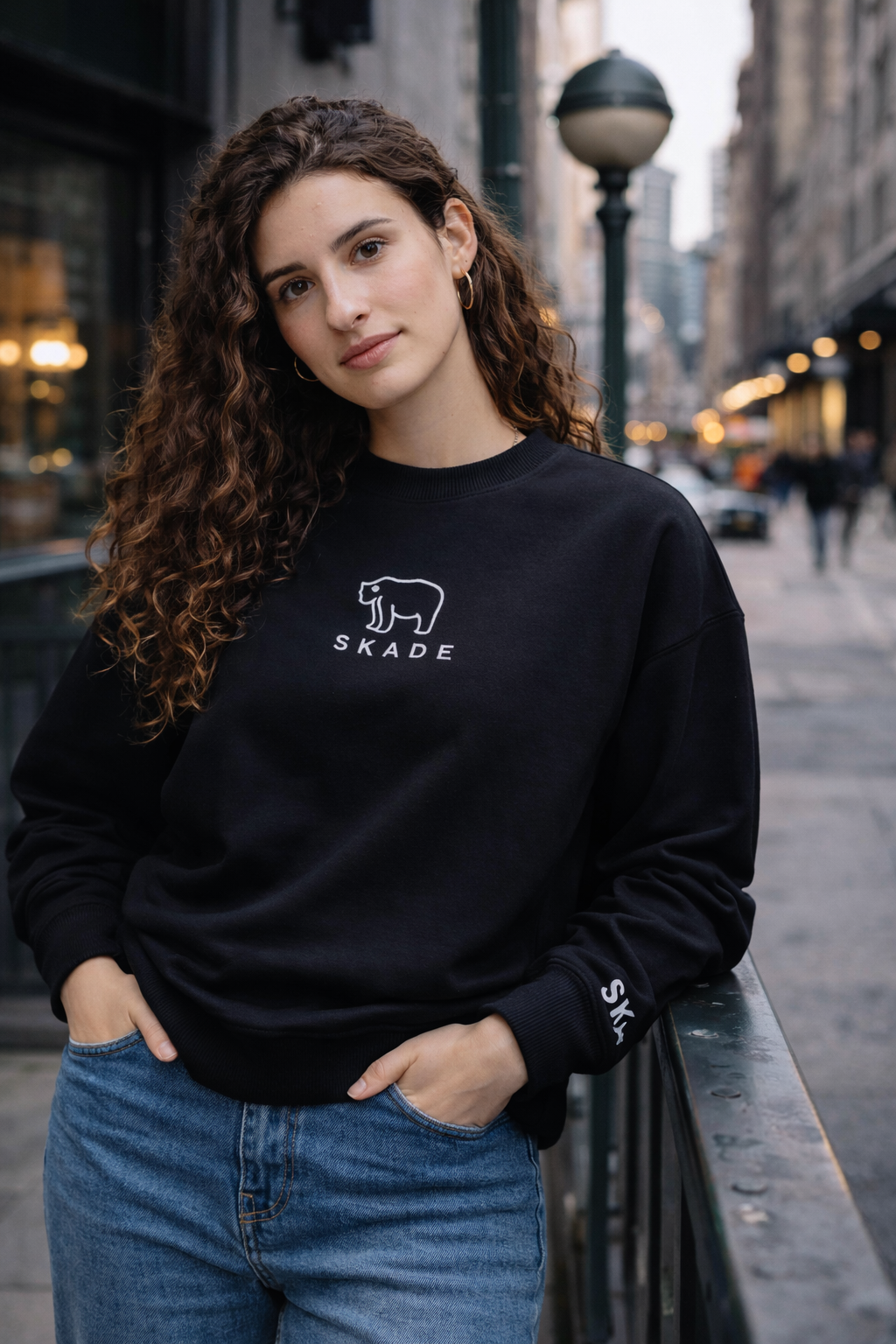 SKADE Glacier Oversized Sweatshirt – Organic Streetwear Edition Skade