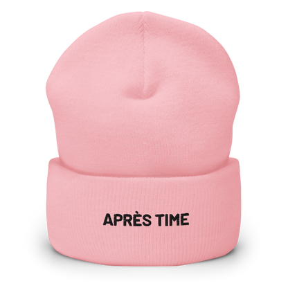 Cuffed Beanie Après Time Black Letters Skade