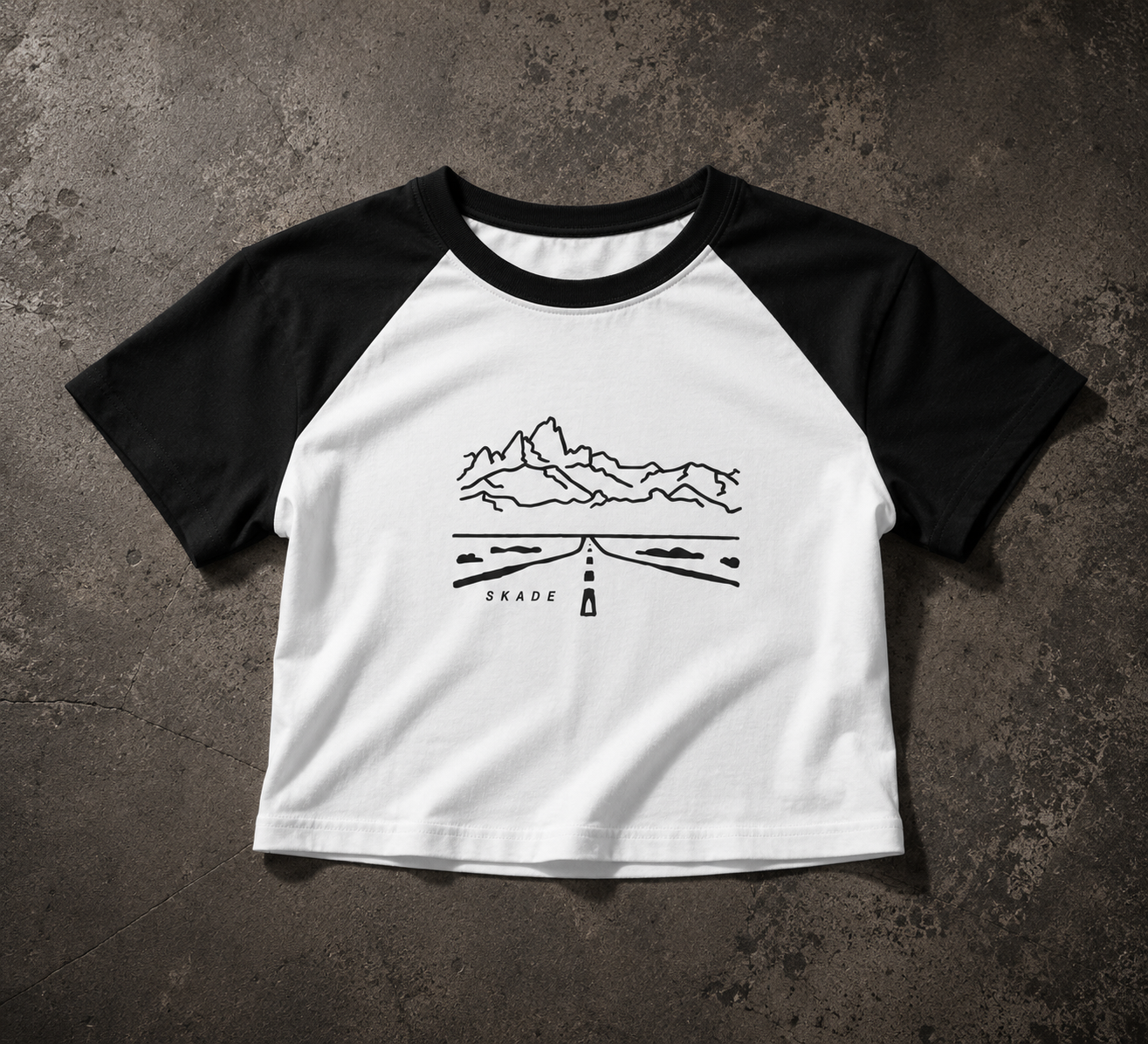 Skade Women’s Raglan Baby Tee – Open Road Skade