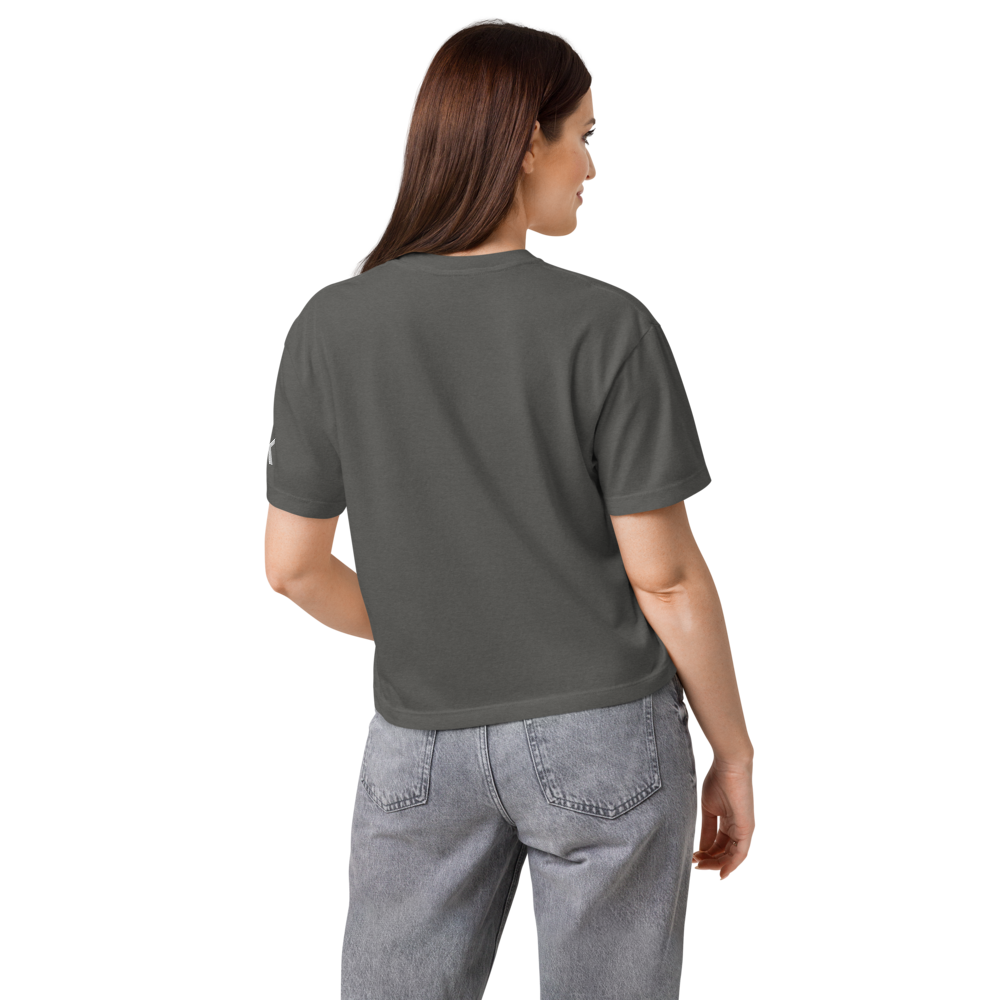 SKADE Women’s Heavyweight Boxy Tee – Bear Crest Edition Skade