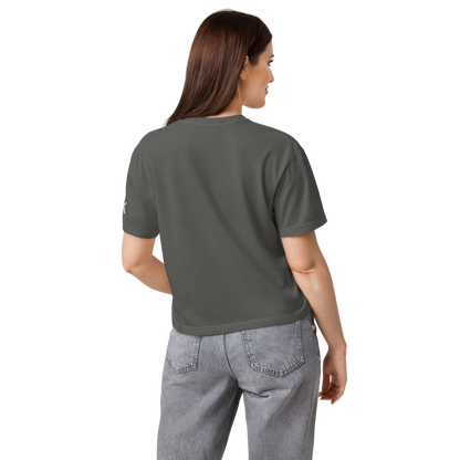 SKADE Women’s Heavyweight Boxy Tee – Bear Crest Edition Skade